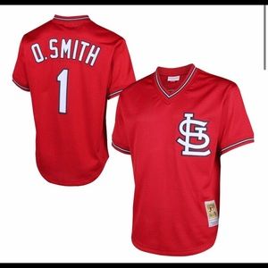 Ozzie Smith Cardinals Mitchell & Ness Cooperstown